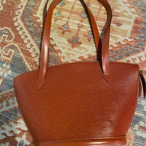 Louis Vuitton Brown Epi Leather Saint Jacques Short Strap